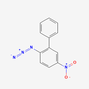 molecular formula C12H8N4O2 B14361391 2-Azido-5-nitro-1,1'-biphenyl CAS No. 91330-60-8