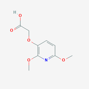 2-[(2,6-Dimethoxypyridin-3-yl)oxy]acetic acid
