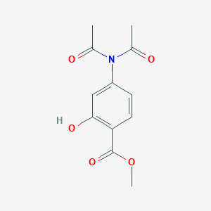 Methyl 4-(n-acetylacetamido)-2-hydroxybenzoate