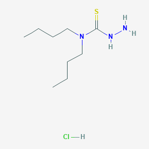 molecular formula C9H22ClN3S B1436148 N,N-Dibutylhydrazinecarbothioamide hydrochloride CAS No. 6499-16-7