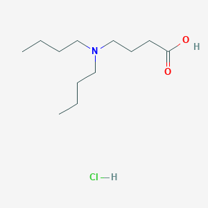 molecular formula C12H26ClNO2 B1436156 4-(Dibutylamino)butanoic acid hydrochloride CAS No. 1830344-45-0
