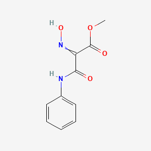 molecular formula C10H10N2O4 B14361609 Methyl 3-anilino-2-(hydroxyimino)-3-oxopropanoate CAS No. 91530-35-7