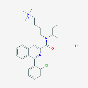 molecular formula C27H35ClIN3O B143617 ADBZYGNATSWZRE-UHFFFAOYSA-M CAS No. 136794-32-6