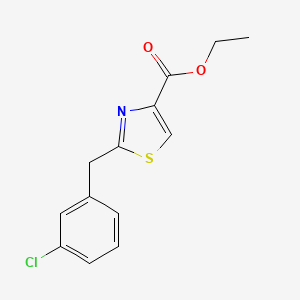 Ethyl 2-[(3-chlorophenyl)methyl]-1,3-thiazole-4-carboxylate
