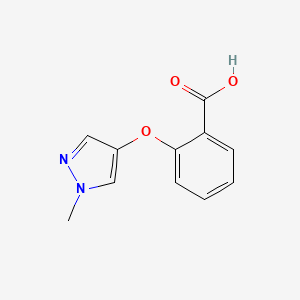 2-[(1-methyl-1H-pyrazol-4-yl)oxy]benzoic acid