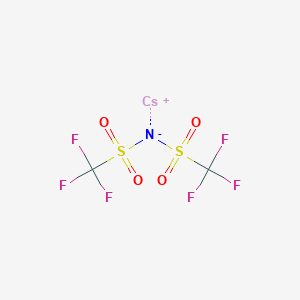 molecular formula C2CsF6NO4S2 B1436177 Cesium(I) Bis(trifluoromethanesulfonyl)imide CAS No. 91742-16-4