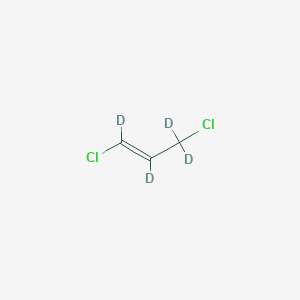 molecular formula C3H4Cl2 B1436178 1,3-Dichloropropene-D4 CAS No. 202656-23-3