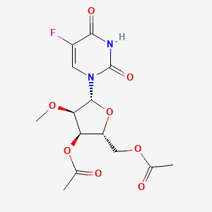 molecular formula C14H17FN2O8 B1436180 3',5'-DI-O-Acetyl-5-fluoro-2'-O-methyluridine CAS No. 869355-34-0