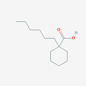 molecular formula C13H24O2 B14361825 1-Hexylcyclohexanecarboxylic acid CAS No. 92155-16-3