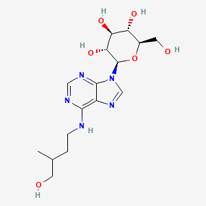 molecular formula C16H25N5O6 B1436193 dihydrozeatin-9-b-D-glucoside CAS No. 73263-99-7