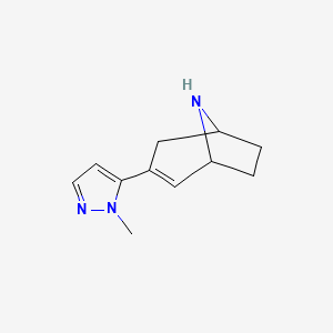 3-(1-methyl-1H-pyrazol-5-yl)-8-azabicyclo[3.2.1]oct-2-ene