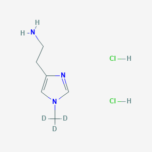 molecular formula C6H13Cl2N3 B1436204 N-tau-Methyl-D3-histamine 2hcl CAS No. 344299-49-6