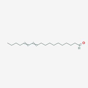 molecular formula C18H32O B14362086 Octadeca-11,13-dienal CAS No. 96348-47-9