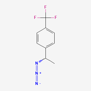 molecular formula C9H8F3N3 B1436209 1-[(1S)-1-azidoethyl]-4-(trifluoromethyl)benzene CAS No. 152710-91-3