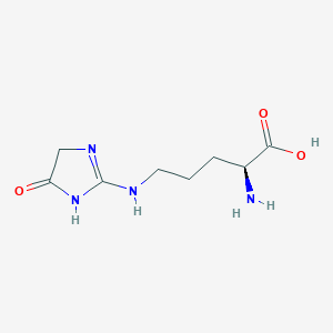 molecular formula C8H14N4O3 B1436211 Glyoxal-hydroimidazolone isomer CAS No. 207856-23-3