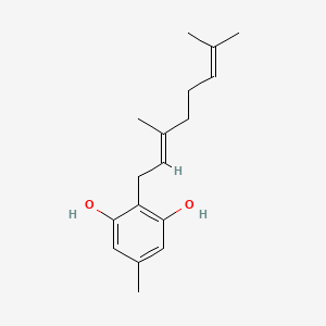 molecular formula C17H24O2 B1436213 Cannabigerorcin CAS No. 38106-51-3