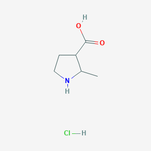 2-Methylpyrrolidine-3-carboxylic acid hydrochloride