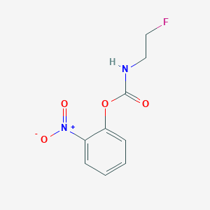 molecular formula C9H9FN2O4 B14362216 2-Nitrophenyl (2-fluoroethyl)carbamate CAS No. 91390-32-8
