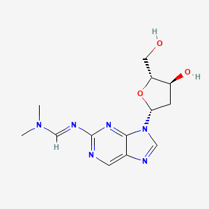 2-(Dimethylaminomethylidene)amino-9-(beta-D-2-deoxyribofuranosyl)purine