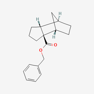 molecular formula C18H22O2 B14362284 Benzyl octahydro-3aH-4,7-methanoindene-3a-carboxylate CAS No. 93107-50-7