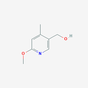 molecular formula C8H11NO2 B1436230 (6-Methoxy-4-methylpyridin-3-yl)methanol CAS No. 1355190-33-8