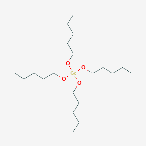 molecular formula C20H44GeO4 B14362407 Tetrakis(pentyloxy)germane CAS No. 91024-85-0