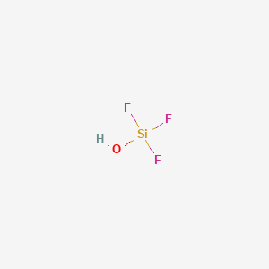 molecular formula F3HOSi B14362416 Silanol, trifluoro- CAS No. 91419-78-2