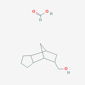 molecular formula C12H20O3 B14362423 Formic acid;8-tricyclo[5.2.1.02,6]decanylmethanol CAS No. 90542-59-9