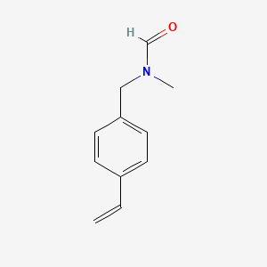 molecular formula C11H13NO B14362448 N-[(4-Ethenylphenyl)methyl]-N-methylformamide CAS No. 90499-42-6