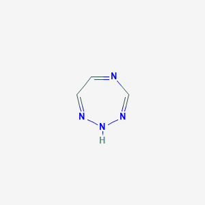 molecular formula C3H4N4 B14362492 2H-1,2,3,5-tetrazepine CAS No. 93286-08-9