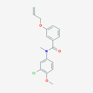 molecular formula C18H18ClNO3 B14362528 N-(3-Chloro-4-methoxyphenyl)-N-methyl-3-[(prop-2-en-1-yl)oxy]benzamide CAS No. 90234-54-1