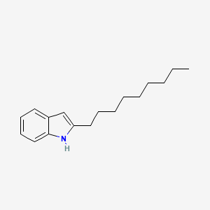 molecular formula C17H25N B14362572 2-Nonyl-1H-indole CAS No. 93810-69-6