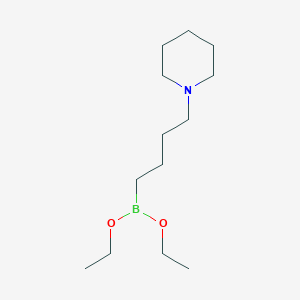 molecular formula C13H28BNO2 B14362584 Diethyl [4-(piperidin-1-yl)butyl]boronate CAS No. 90715-66-5