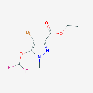 Ethyl 4-bromo-5-(difluoromethoxy)-1-methyl-1H-pyrazole-3-carboxylate