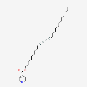 molecular formula C31H47NO2 B14362628 Pentacosa-10,12-diyn-1-YL pyridine-4-carboxylate CAS No. 92449-87-1