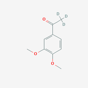 molecular formula C10H12O3 B1436268 3',4'-Dimethoxyacetophenone-D3 (methyl-D3) CAS No. 350818-54-1