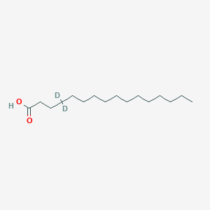 Hexadecanoic-4,4-D2 acid