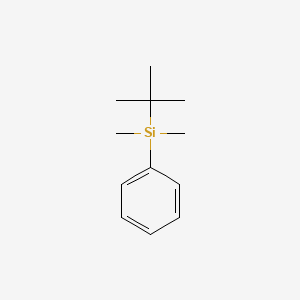 molecular formula C12H20Si B14362691 Silane, dimethyl-phenyl-(tert-butyl)- CAS No. 90467-12-2