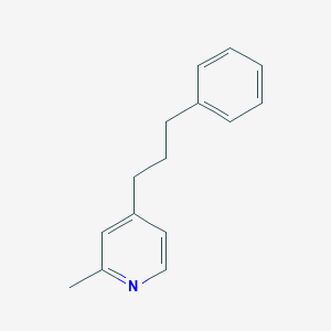 molecular formula C15H17N B14362700 2-Methyl-4-(3-phenylpropyl)pyridine CAS No. 93971-09-6