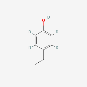 molecular formula C8H10O B1436271 4-Ethylphenol-d5 
