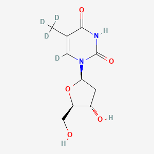 molecular formula C10H14N2O5 B1436274 胸苷-A,A,A,6-D4 CAS No. 347841-67-2