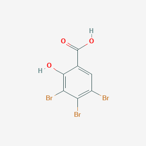 molecular formula C7H3Br3O3 B14362748 3,4,5-Tribromo-2-hydroxybenzoic acid CAS No. 92538-38-0