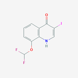 molecular formula C10H6F2INO2 B1436277 8-(Difluoromethoxy)-3-iodoquinolin-4-ol CAS No. 254435-43-3