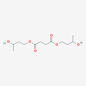 molecular formula C12H22O6 B14362772 Bis(3-hydroxybutyl) butanedioate CAS No. 95187-48-7