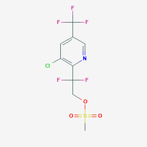 2-(3-Chloro-5-(trifluoromethyl)pyridin-2-yl)-2,2-difluoroethyl methanesulfonate