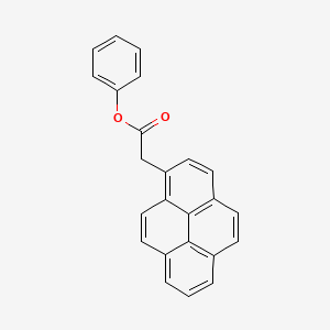 molecular formula C24H16O2 B14362951 Phenyl (pyren-1-yl)acetate CAS No. 93265-40-8