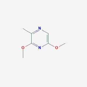 molecular formula C7H10N2O2 B14362969 3,5-Dimethoxy-2-methylpyrazine CAS No. 90345-35-0