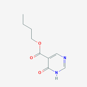 molecular formula C9H12N2O3 B14362981 Butyl 4-oxo-3H-pyrimidine-5-carboxylate CAS No. 90437-88-0