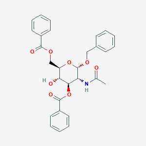 Benzyl 2-Acetamido-3,6-di-O-benzoyl-2-deoxy-alpha-D-glucopyranoside