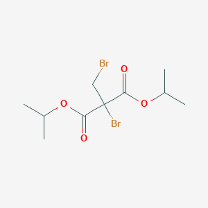 molecular formula C10H16Br2O4 B14363004 Dipropan-2-yl bromo(bromomethyl)propanedioate CAS No. 90383-50-9